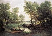 GAINSBOROUGH, Thomas River Landscape dg oil painting reproduction